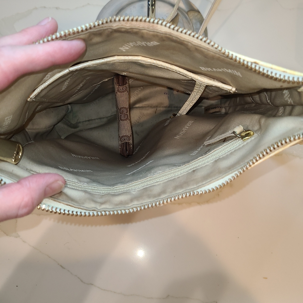 Brahmin Small Bowie Nirvana Melbourne Satchel Shoulder Bag EUC - Picture 13 of 14